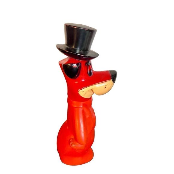 Vintage 1960’s Hanna-Barbera Huckleberry Hound Bubble Bath Coin Bank - Picture 2 of 14